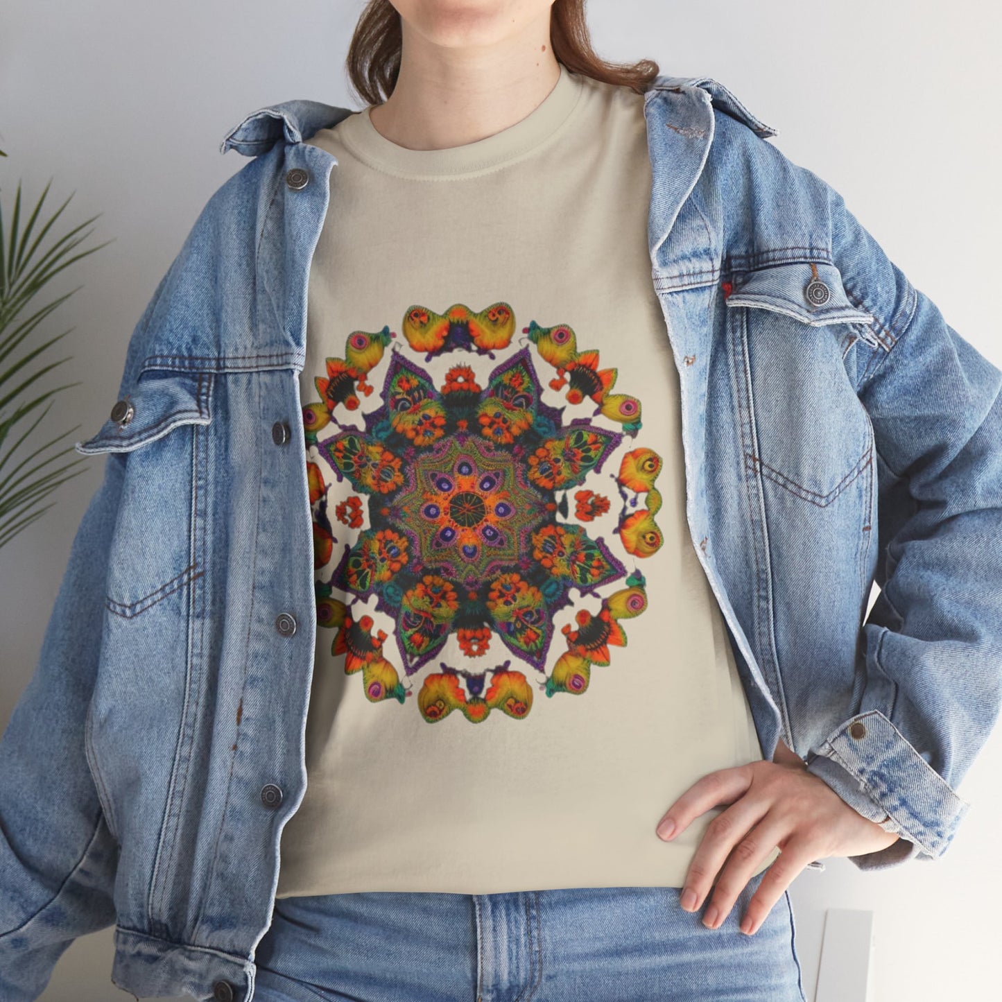 Cosmic Spirits: Huichol x Day of the Dead T-Shirt | Fusion Collection P14