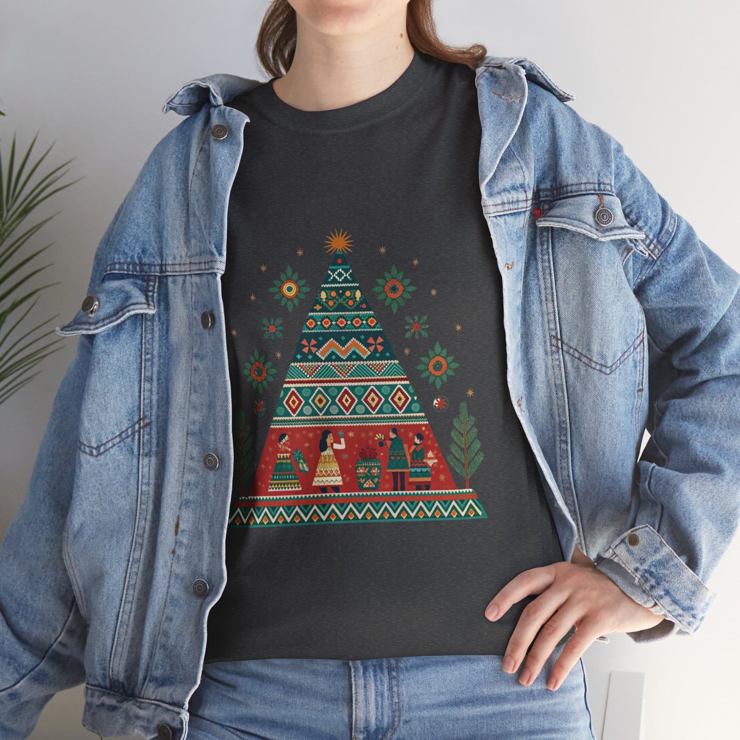 Cultural Fusion Christmas T-Shirt | Festive Fusion Collection R3