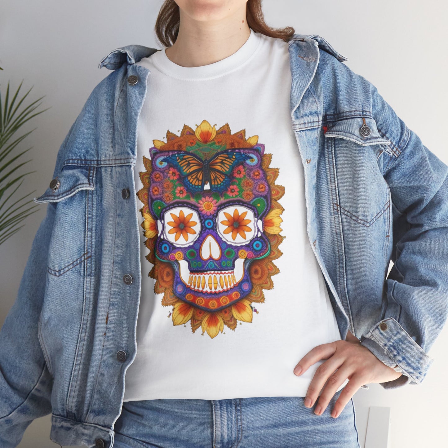 Cosmic Spirits: Huichol x Day of the Dead T-Shirt | Fusion Collection P10