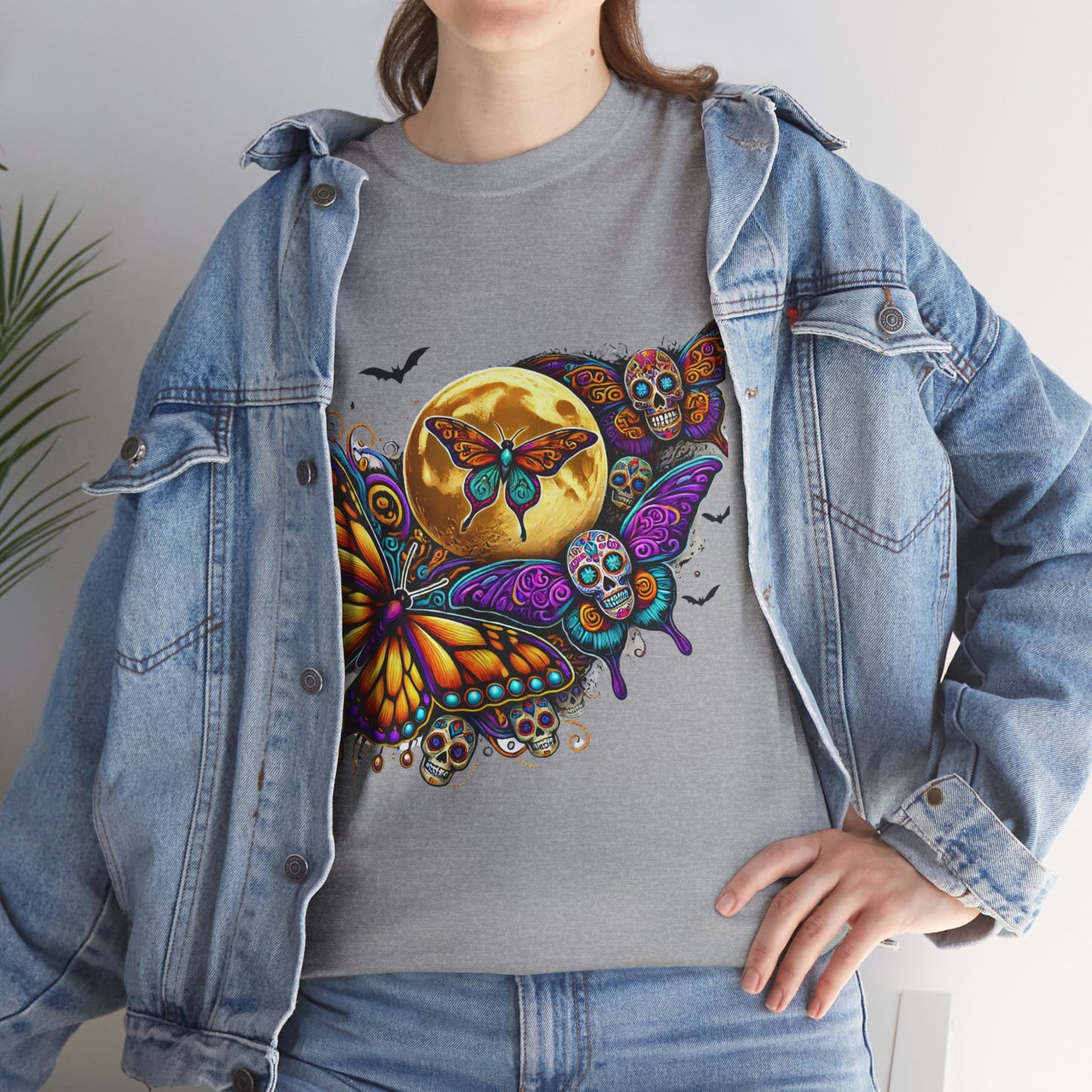 Cosmic Spirits: Huichol x Day of the Dead T-Shirt | Fusion Collection CG1