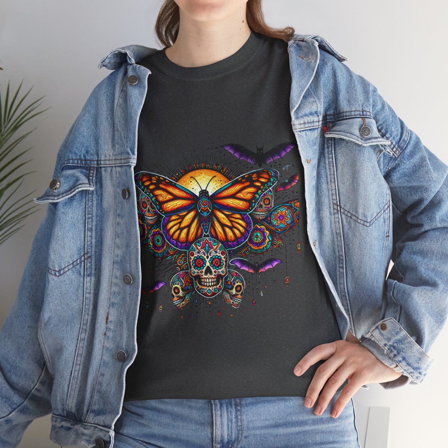 Cosmic Spirits: Huichol x Day of the Dead T-Shirt | Fusion Collection CG2