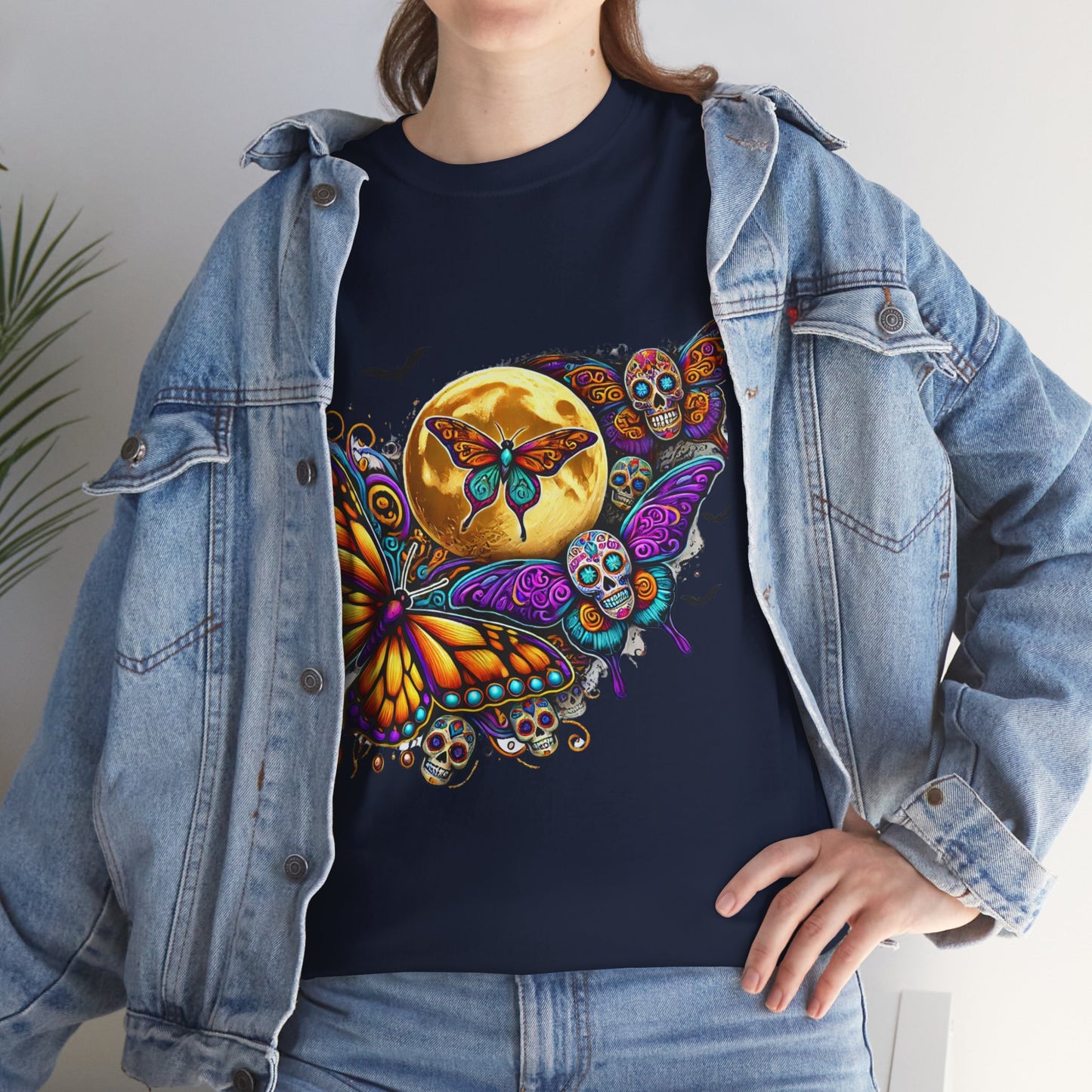 Cosmic Spirits: Huichol x Day of the Dead T-Shirt | Fusion Collection CG1