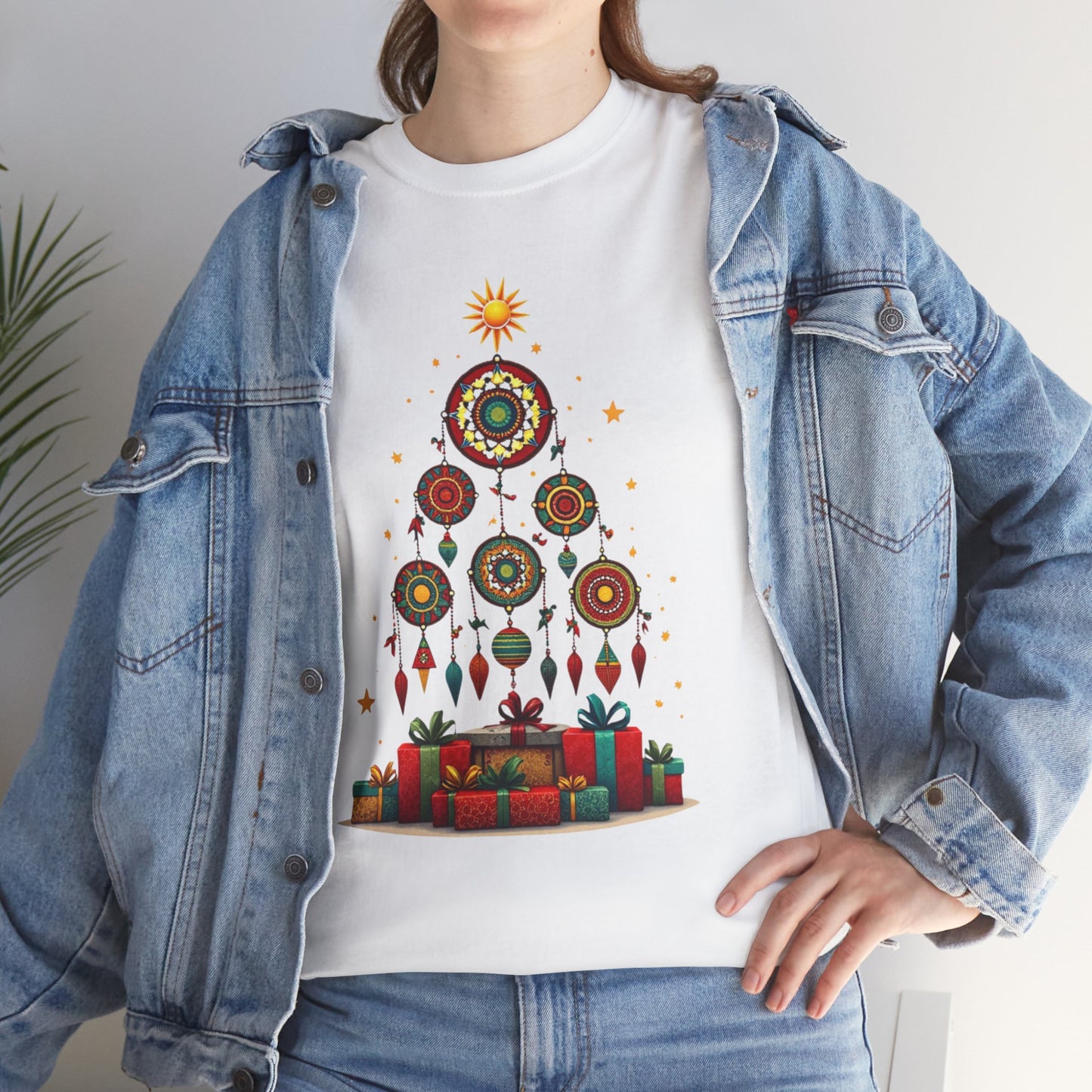 Huichol Dreamcatcher Christmas T-Shirt | Huichol Holiday Magic Collection PP0