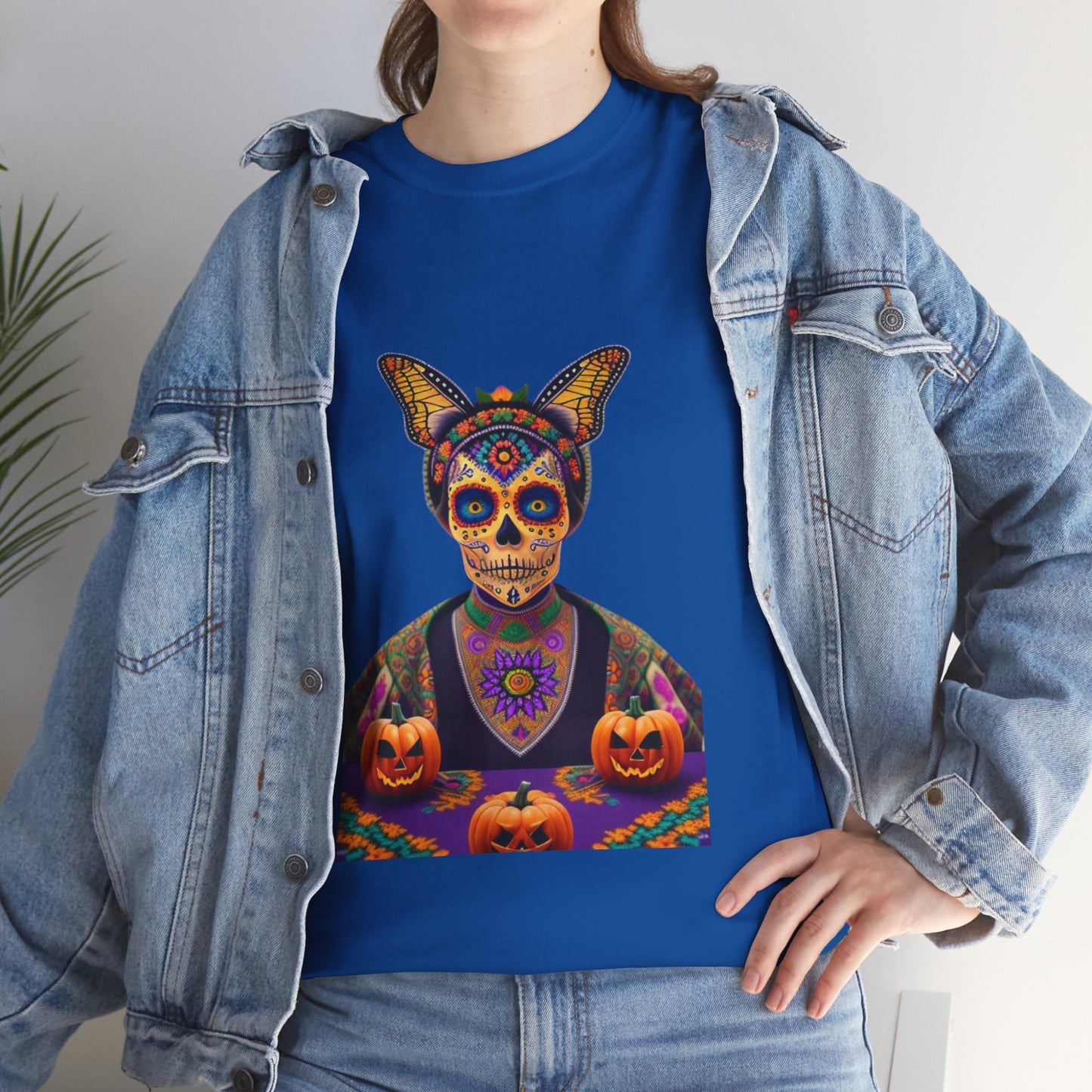 Cosmic Spirits: Huichol x Day of the Dead T-Shirt | Fusion Collection P12