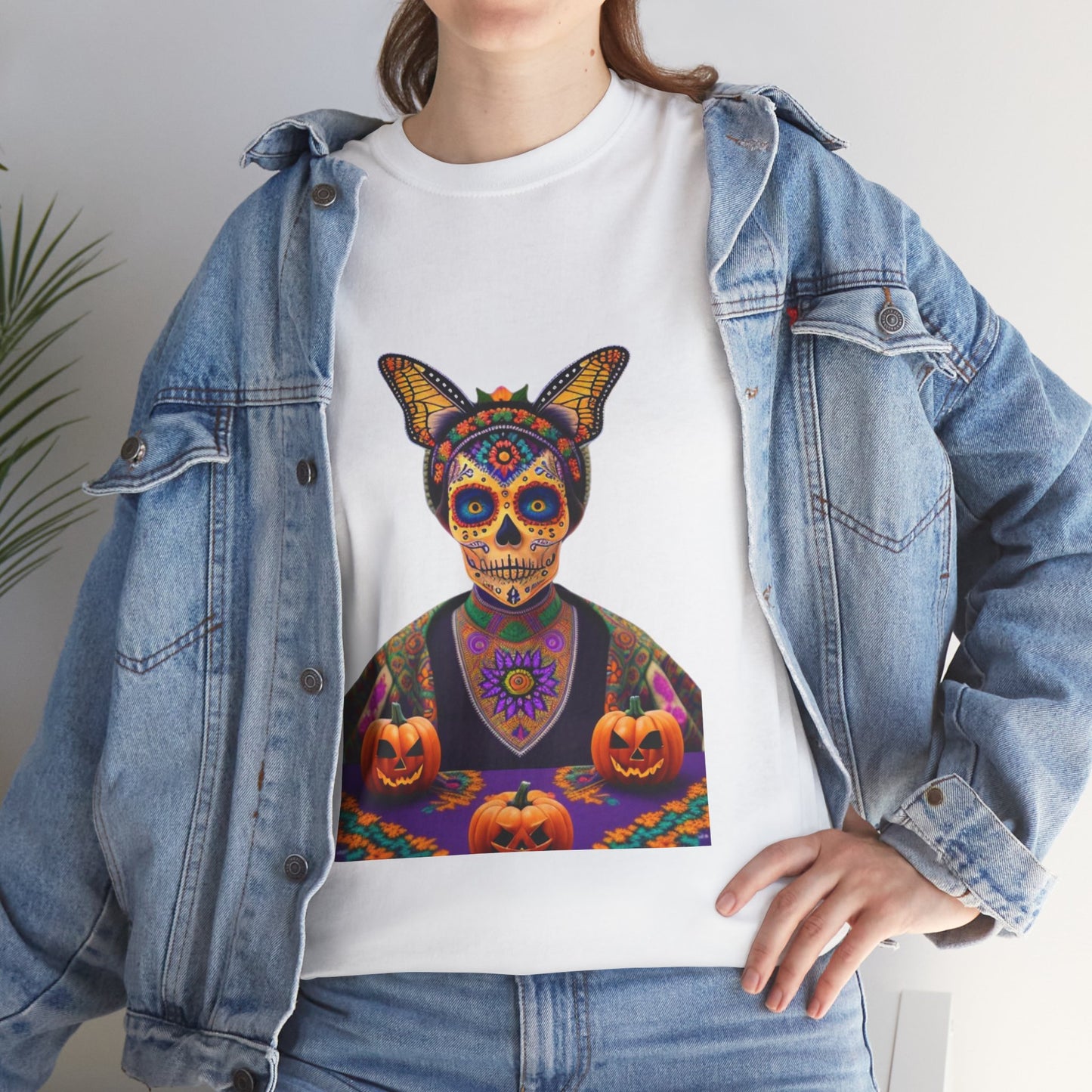 Cosmic Spirits: Huichol x Day of the Dead T-Shirt | Fusion Collection P12