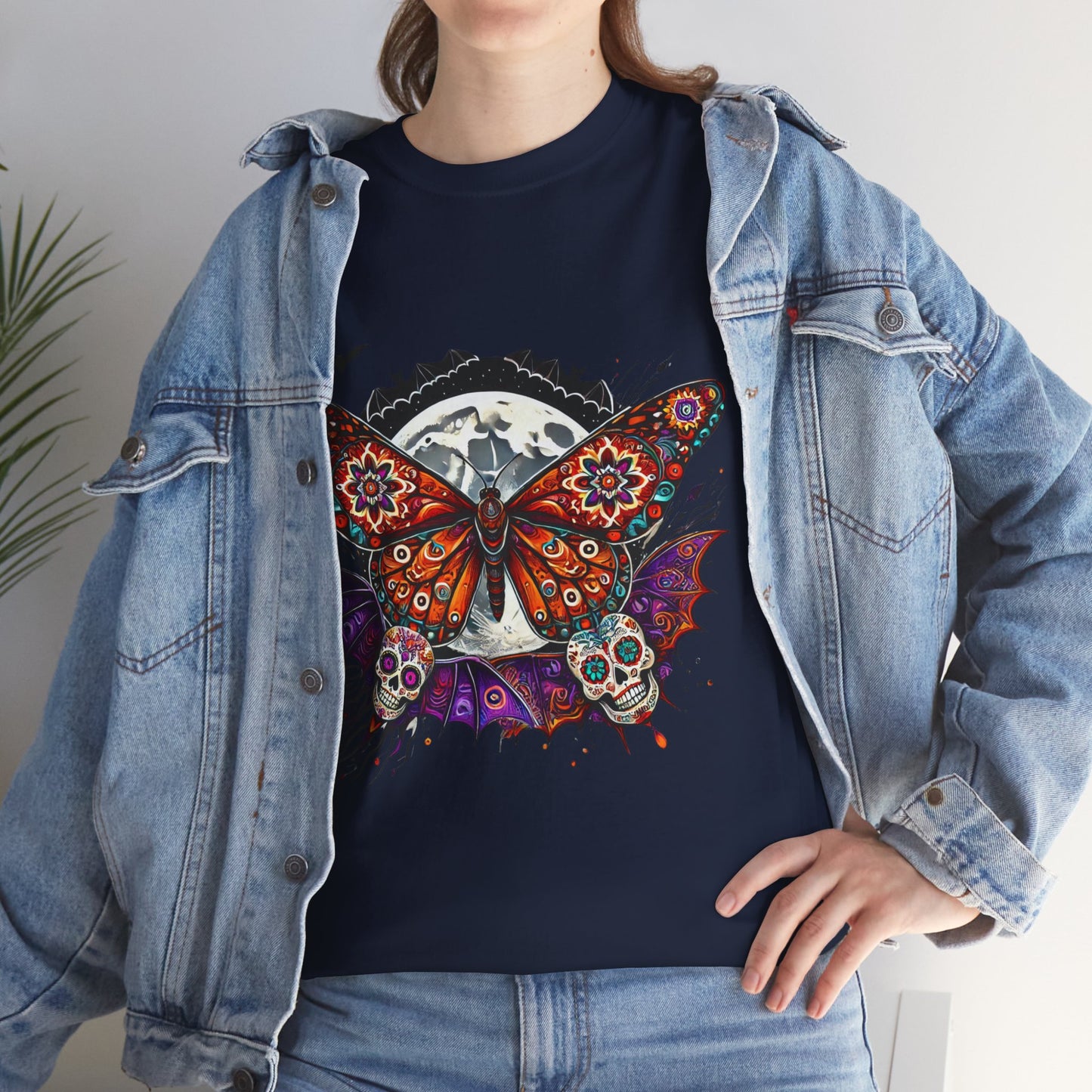 Cosmic Spirits: Huichol x Day of the Dead T-Shirt | Fusion Collection CG3