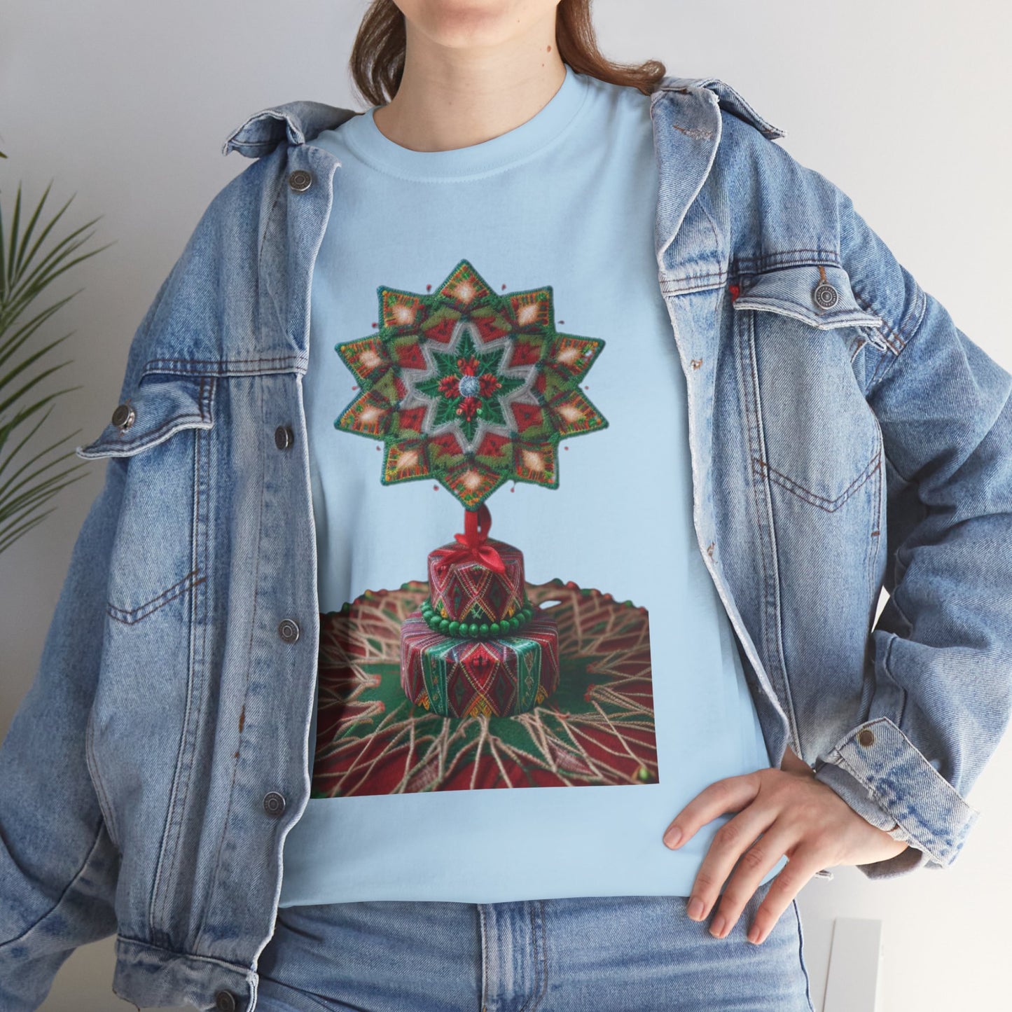 Huichol Dreamcatcher Christmas T-Shirt | Huichol Holiday Magic Collection P3