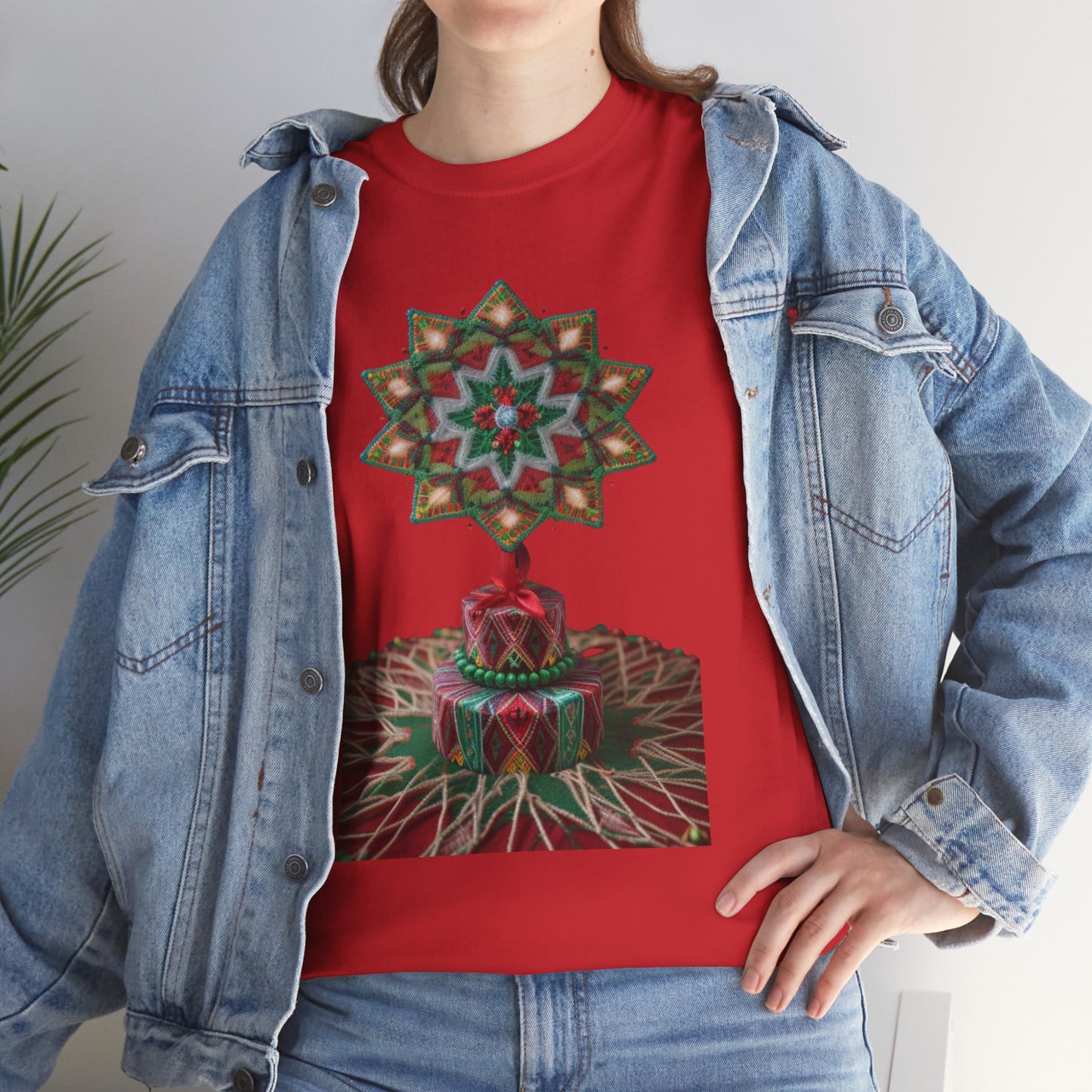 Huichol Dreamcatcher Christmas T-Shirt | Huichol Holiday Magic Collection P3