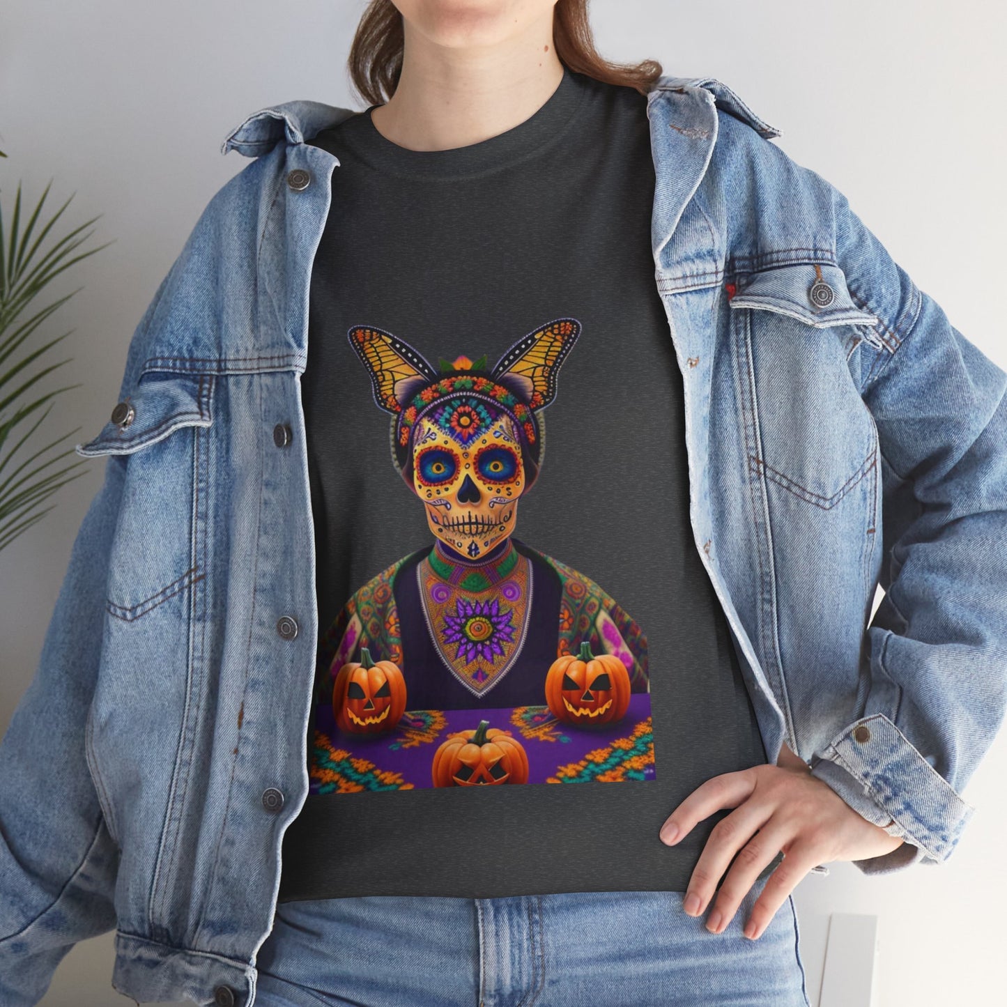 Cosmic Spirits: Huichol x Day of the Dead T-Shirt | Fusion Collection P12