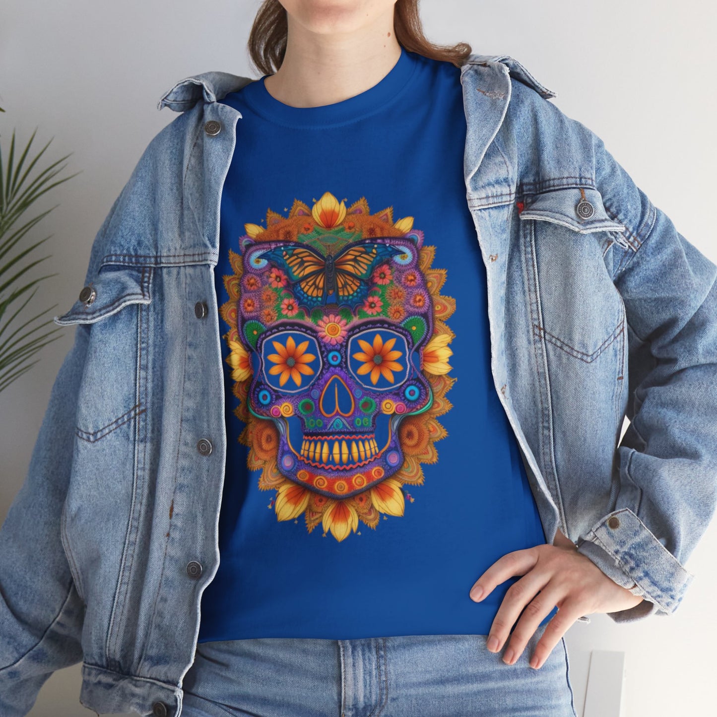 Cosmic Spirits: Huichol x Day of the Dead T-Shirt | Fusion Collection P10