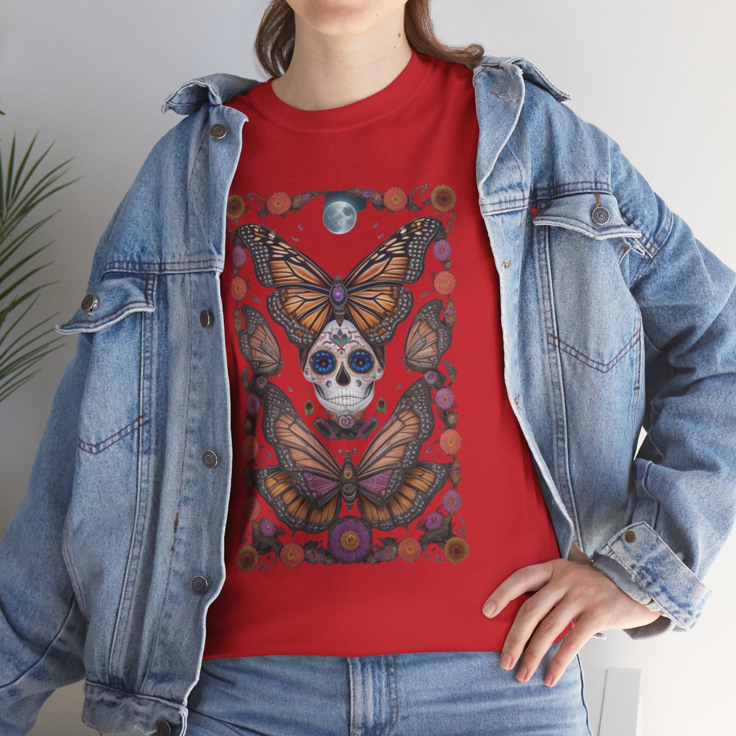 Cosmic Spirits: Huichol x Day of the Dead T-Shirt | Fusion Collection P0