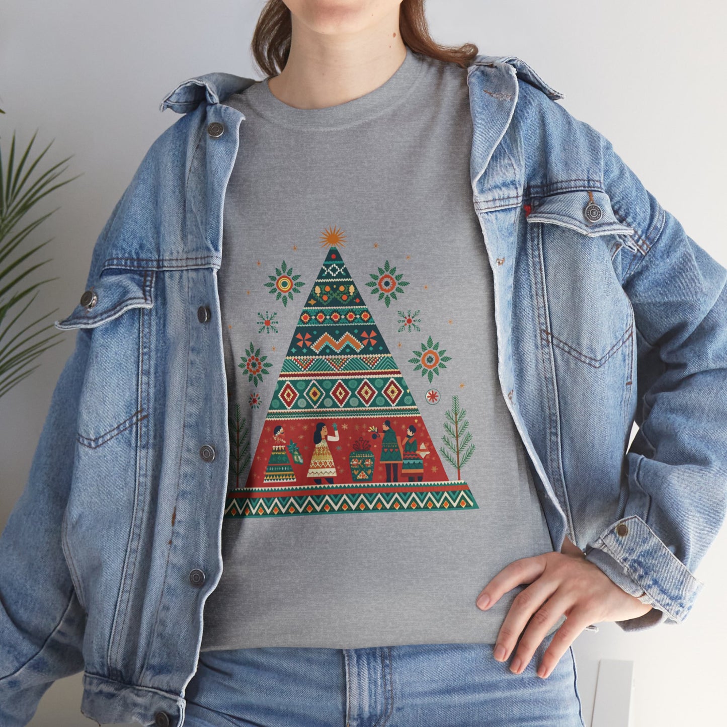 Cultural Fusion Christmas T-Shirt | Festive Fusion Collection R3