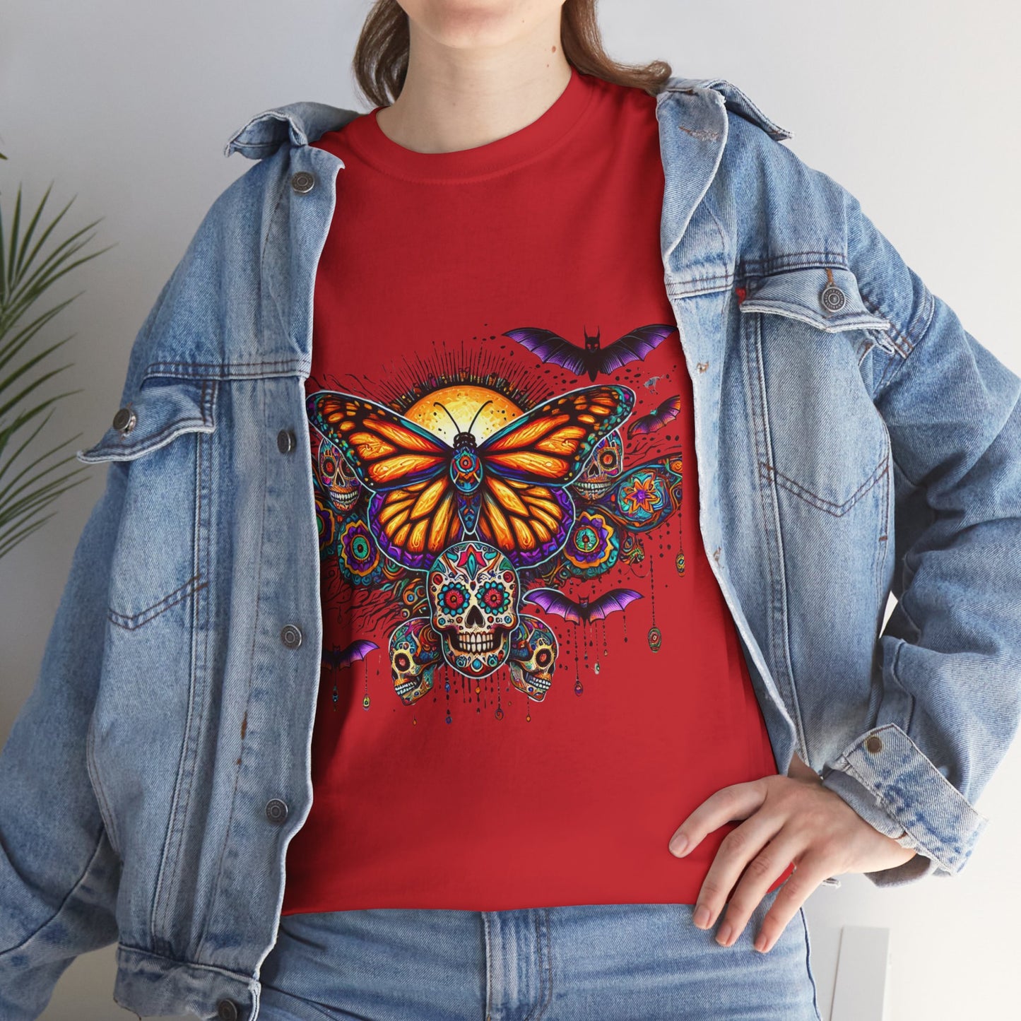 Cosmic Spirits: Huichol x Day of the Dead T-Shirt | Fusion Collection CG2