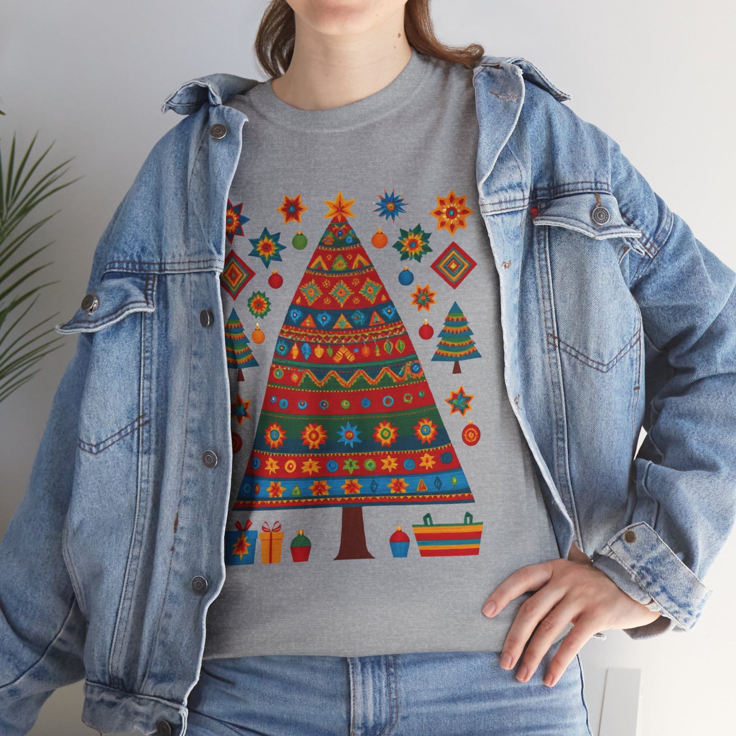 Cultural Fusion Christmas T-Shirt | Festive Fusion Collection PL0