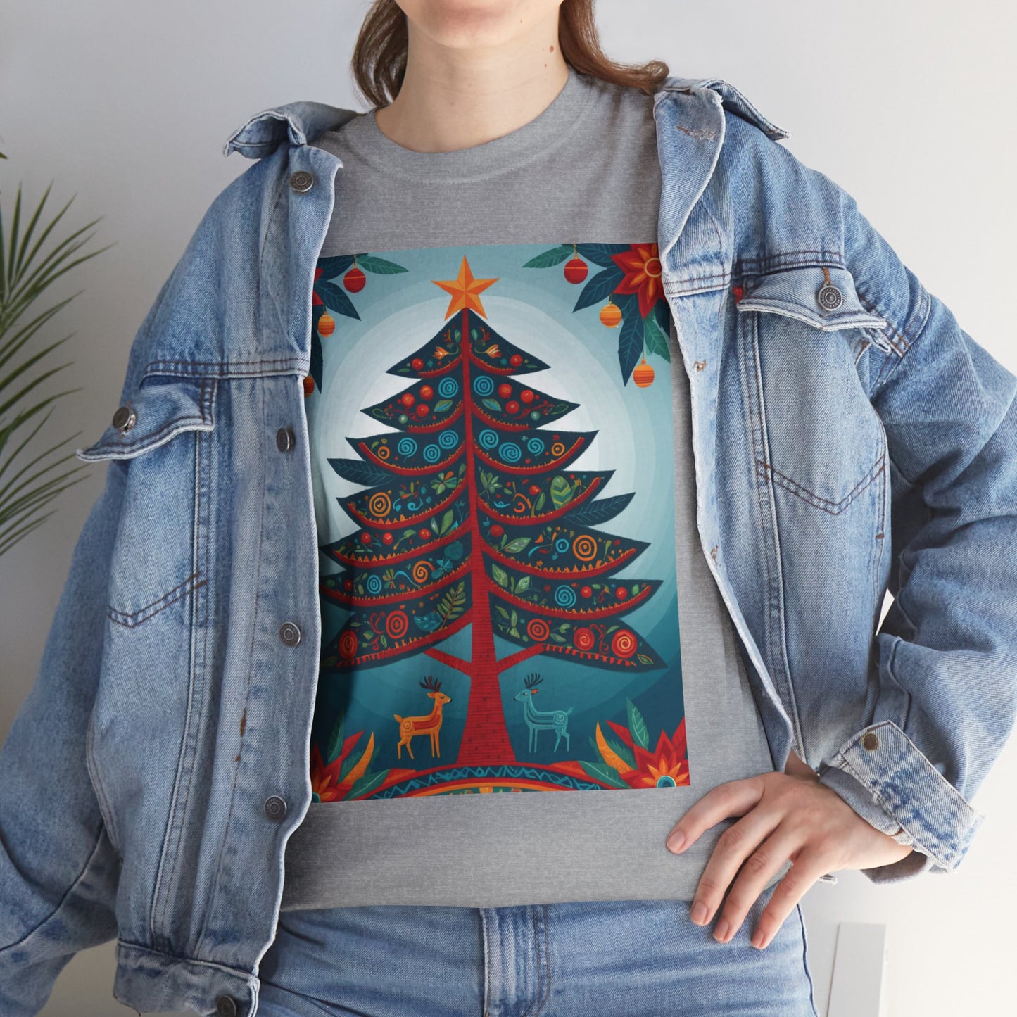 Cultural Fusion Christmas T-Shirt | Festive Fusion Collection PL10