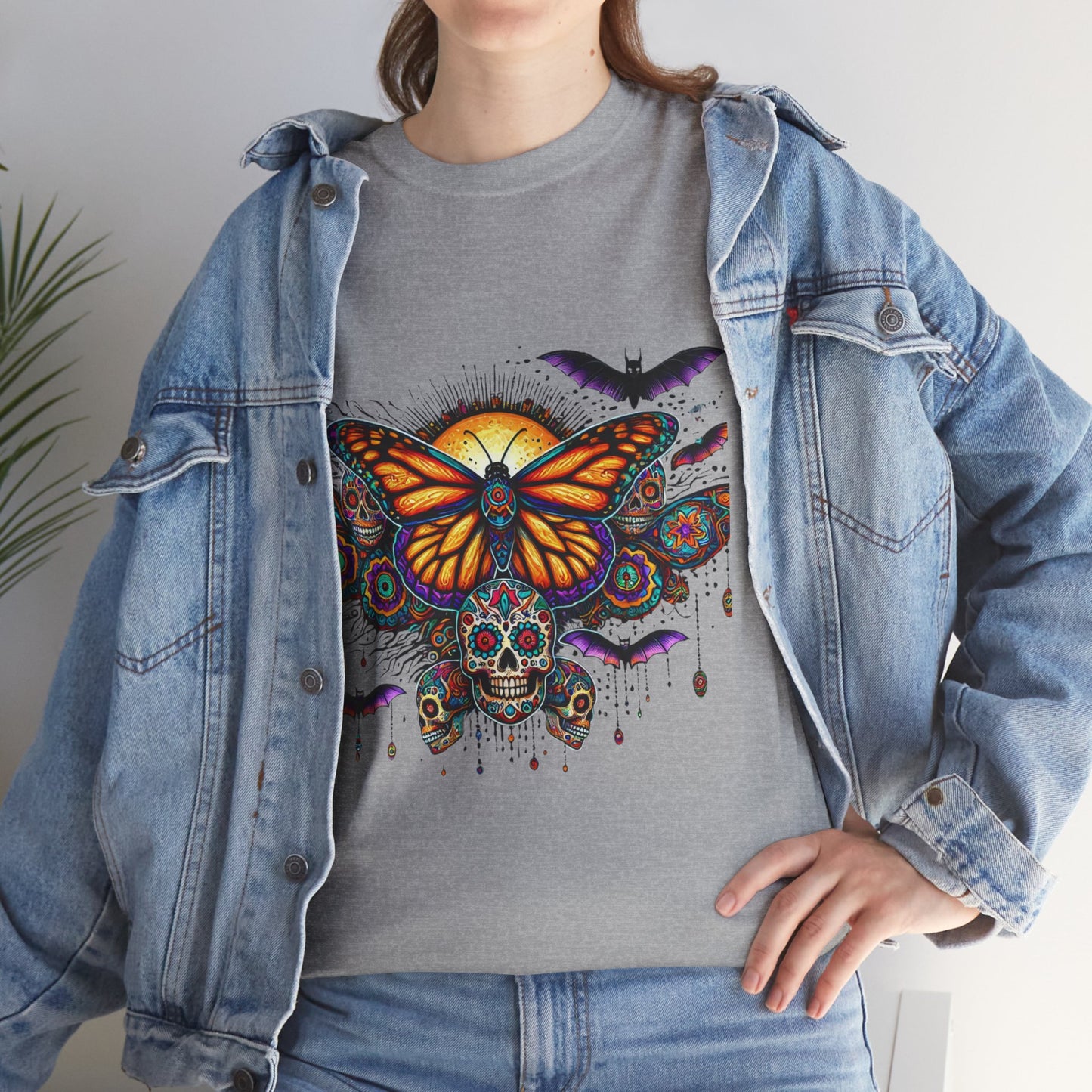 Cosmic Spirits: Huichol x Day of the Dead T-Shirt | Fusion Collection CG2