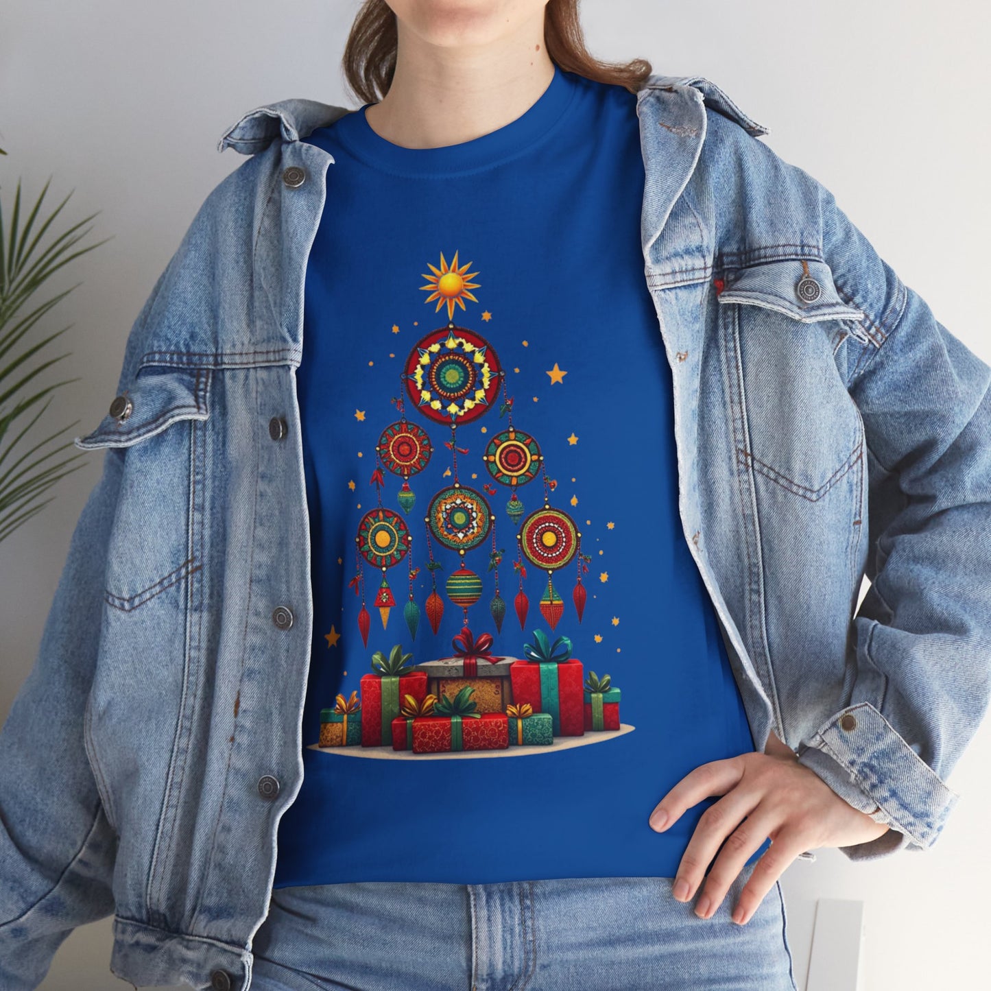 Huichol Dreamcatcher Christmas T-Shirt | Huichol Holiday Magic Collection PP0