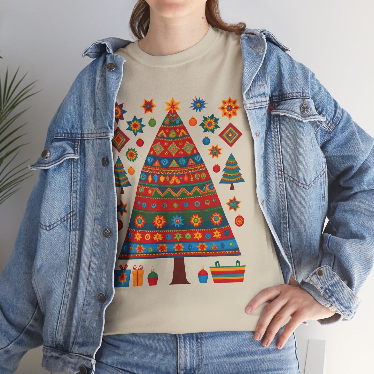 Cultural Fusion Christmas T-Shirt | Festive Fusion Collection PL0