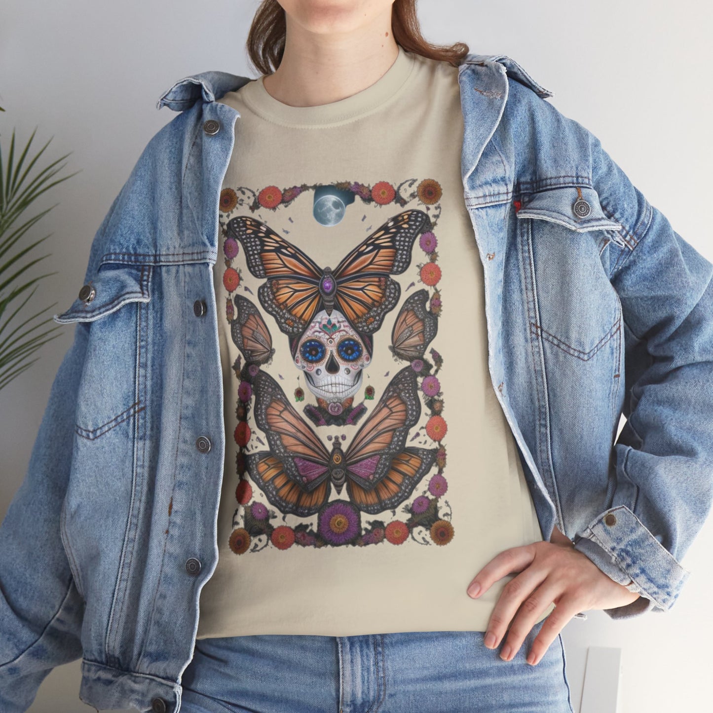 Cosmic Spirits: Huichol x Day of the Dead T-Shirt | Fusion Collection P0