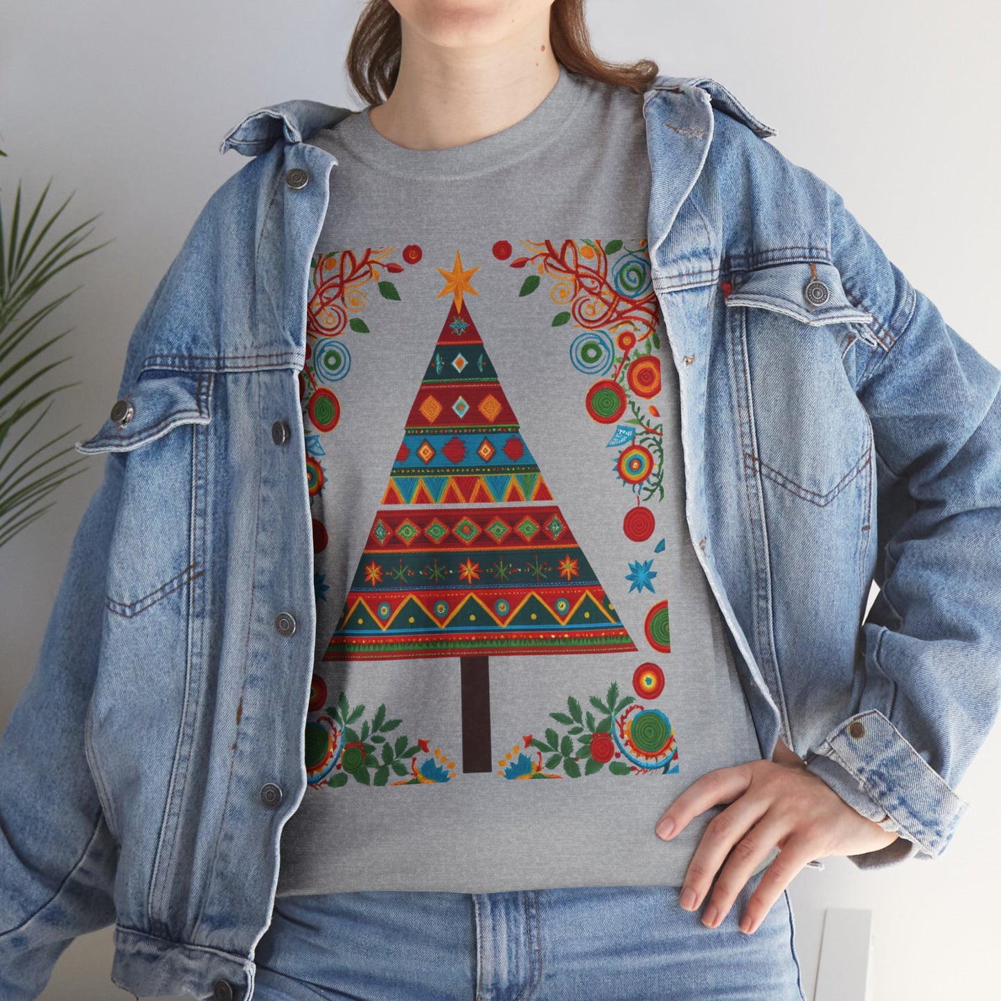 Cultural Fusion Christmas T-Shirt | Festive Fusion Collection PL3