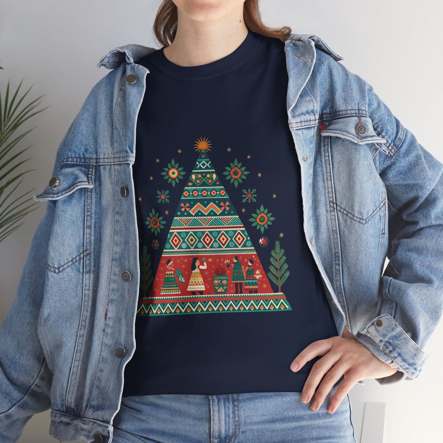 Cultural Fusion Christmas T-Shirt | Festive Fusion Collection R3