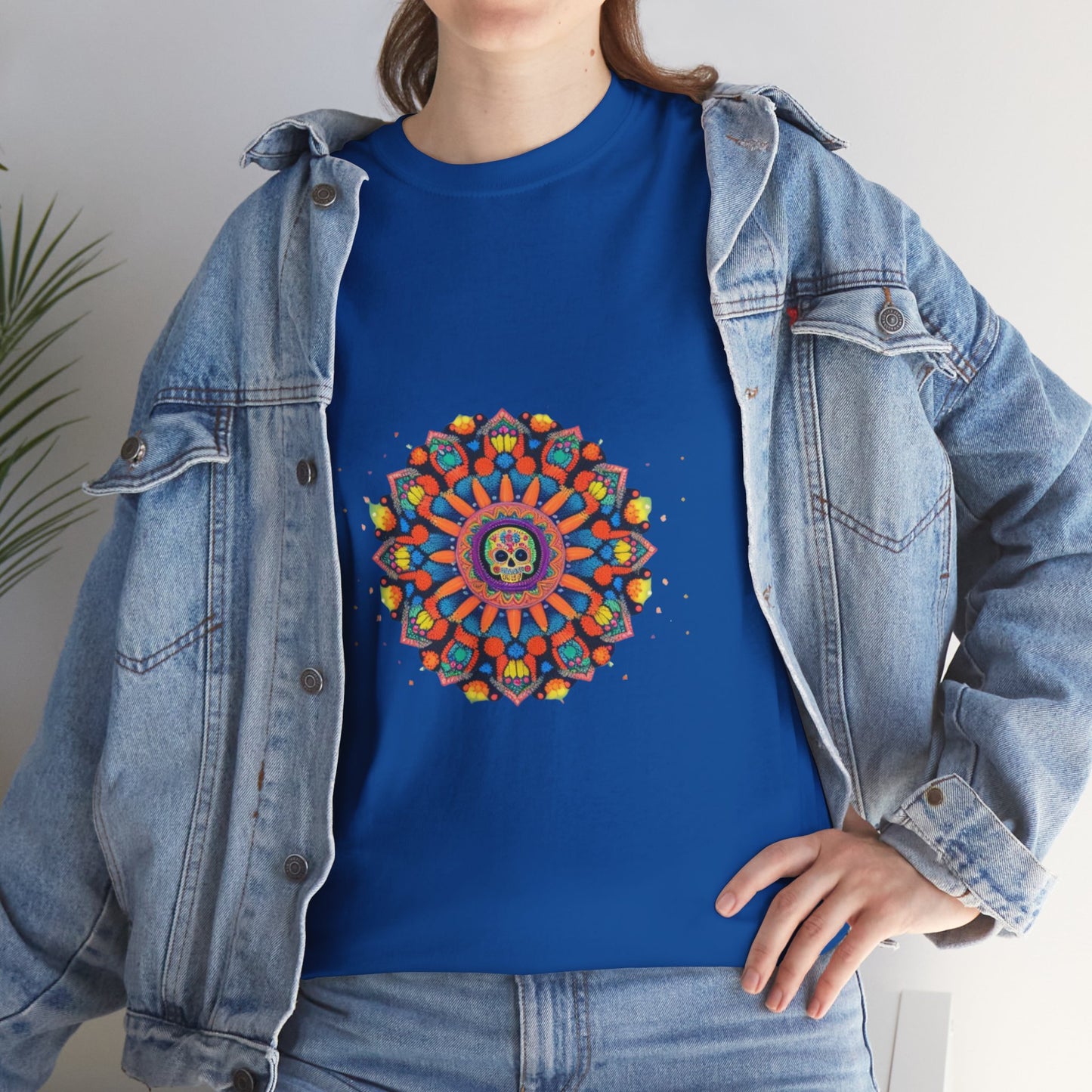 Cosmic Spirits: Huichol x Day of the Dead T-Shirt | Fusion Collection P16