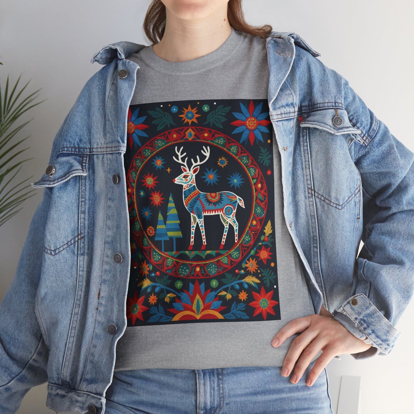 Cultural Fusion Christmas T-Shirt | Festive Fusion Collection PL9