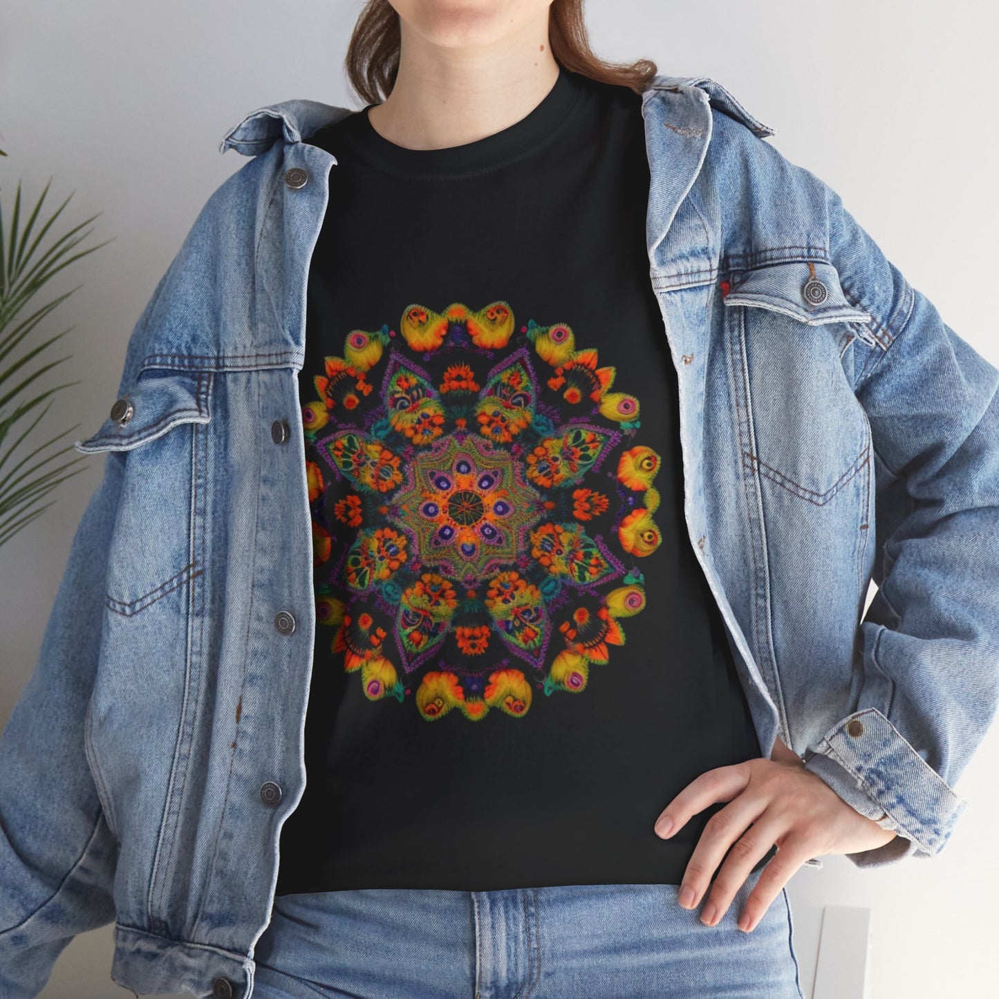 Cosmic Spirits: Huichol x Day of the Dead T-Shirt | Fusion Collection P14