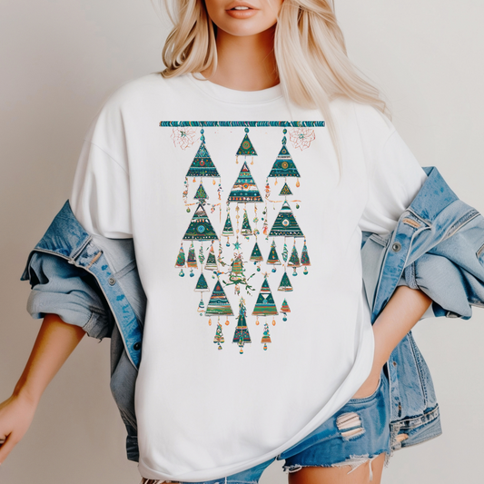 Huichol Dreamcatcher Christmas T-Shirt | Huichol Holiday Magic Collection C2