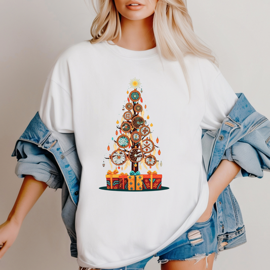 Huichol Dreamcatcher Christmas T-Shirt | Huichol Holiday Magic Collection IFX2