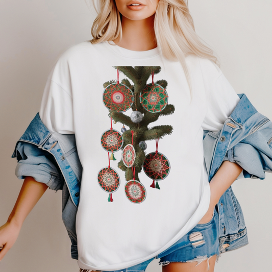 Huichol Dreamcatcher Christmas T-Shirt | Huichol Holiday Magic Collection P2