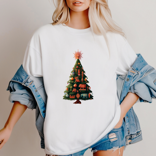 Cultural Fusion Christmas T-Shirt | Festive Fusion Collection IFX3