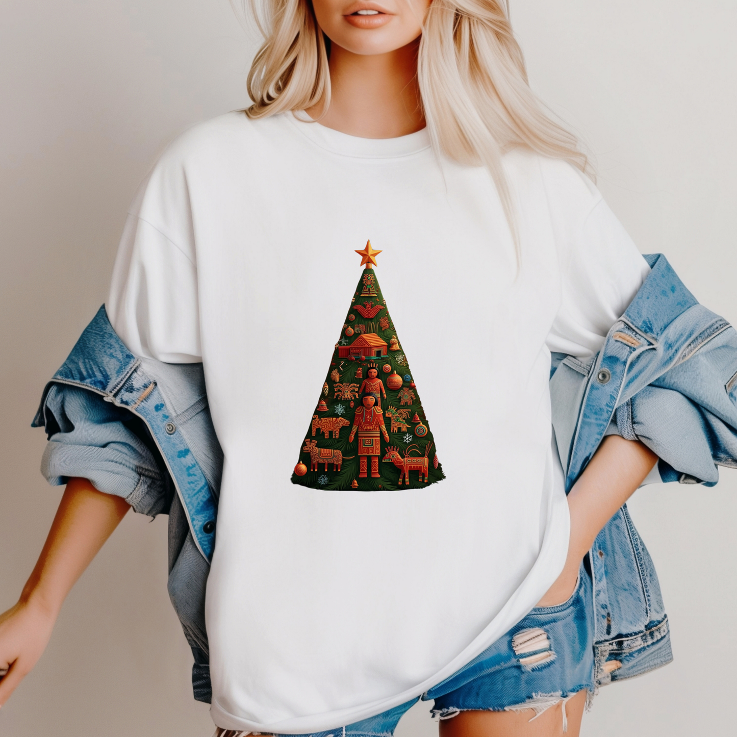 Cultural Fusion Christmas T-Shirt | Festive Fusion Collection IFX2