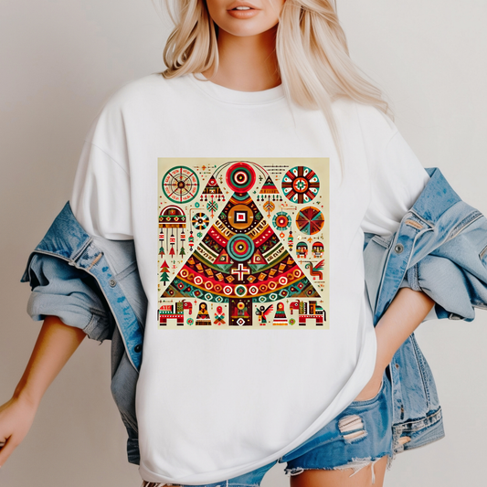 Cultural Fusion Christmas T-Shirt | Festive Fusion Collection CG1