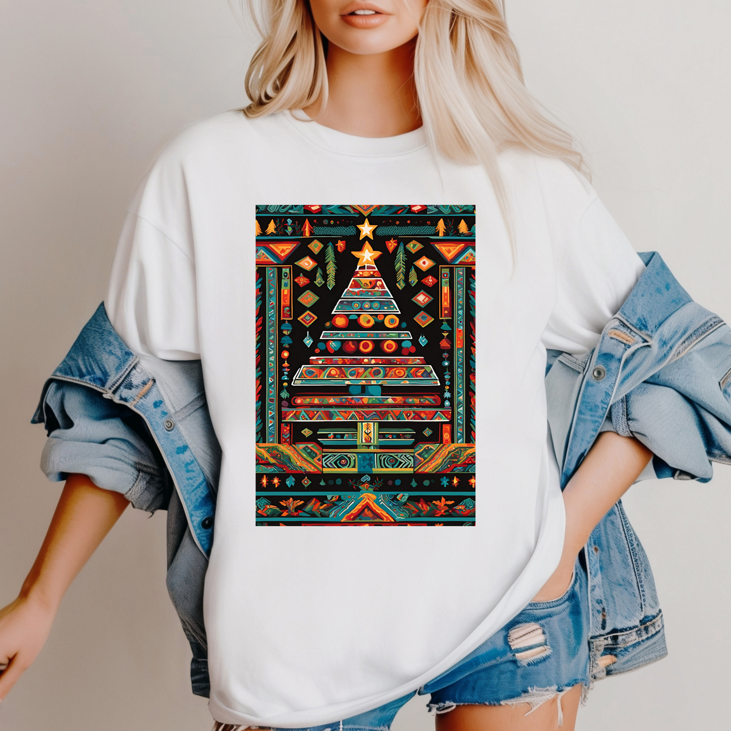 Cultural Fusion Christmas T-Shirt | Festive Fusion Collection C8