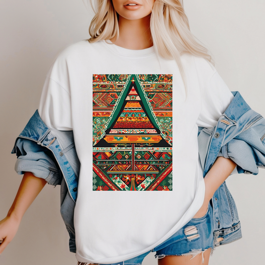 Cultural Fusion Christmas T-Shirt | Festive Fusion Collection C7