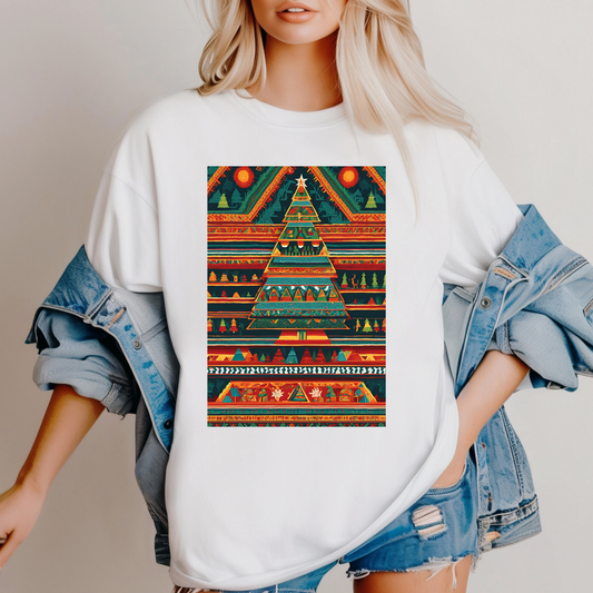 Cultural Fusion Christmas T-Shirt | Festive Fusion Collection C6