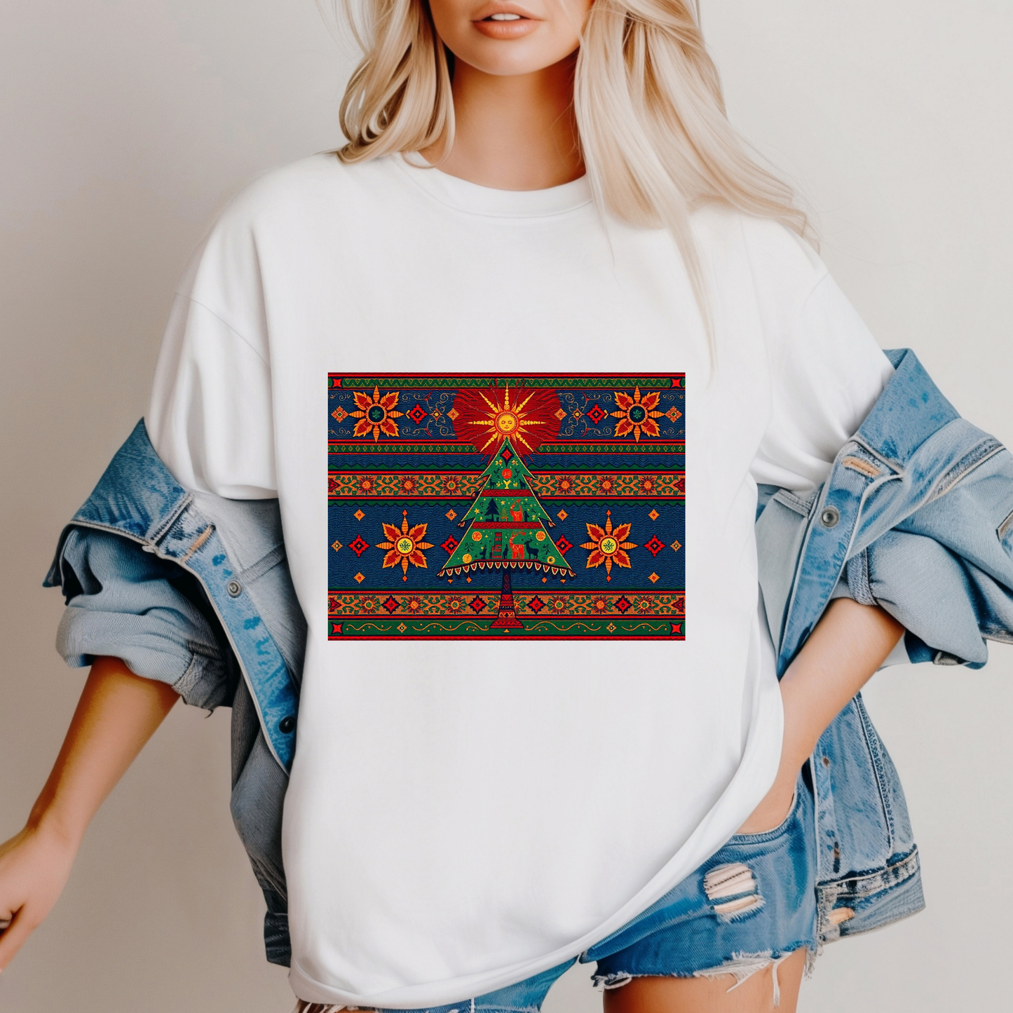 Cultural Fusion Christmas T-Shirt | Festive Fusion Collection BS7