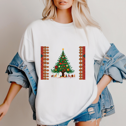 Cultural Fusion Christmas T-Shirt | Festive Fusion Collection BS4