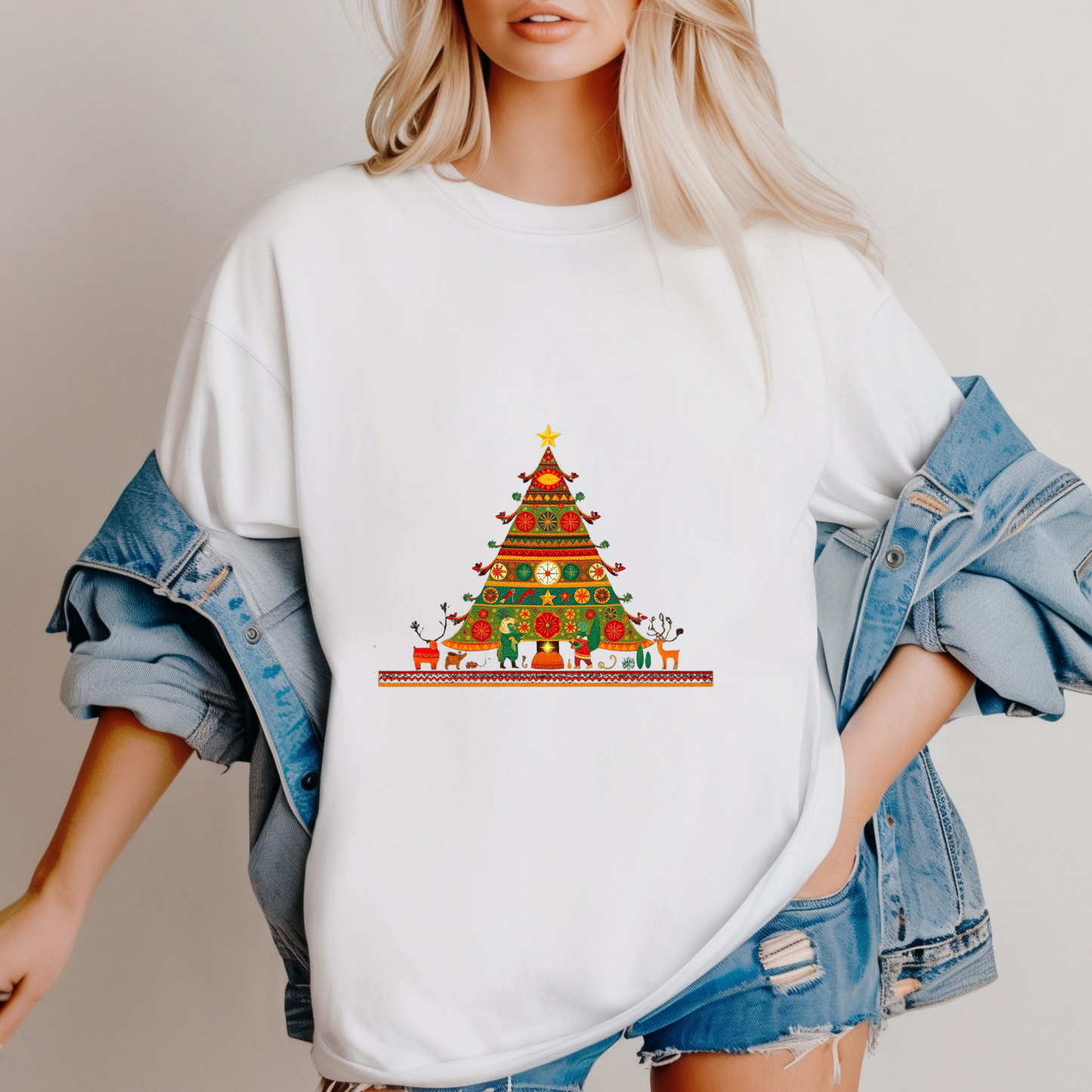 Cultural Fusion Christmas T-Shirt | Festive Fusion Collection BS3