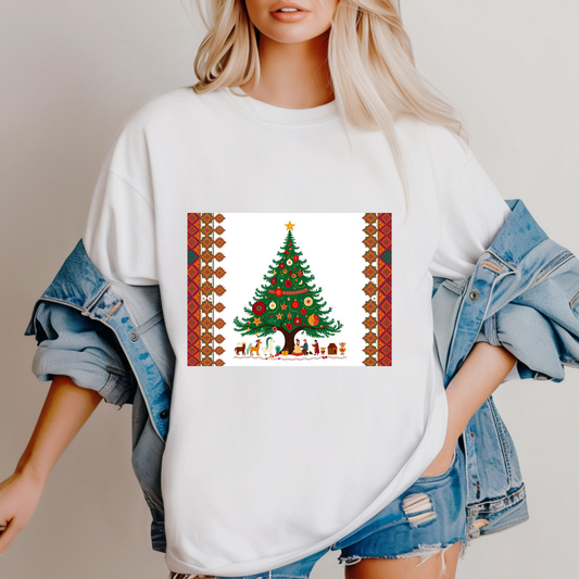 Cultural Fusion Christmas T-Shirt | Festive Fusion Collection BS1