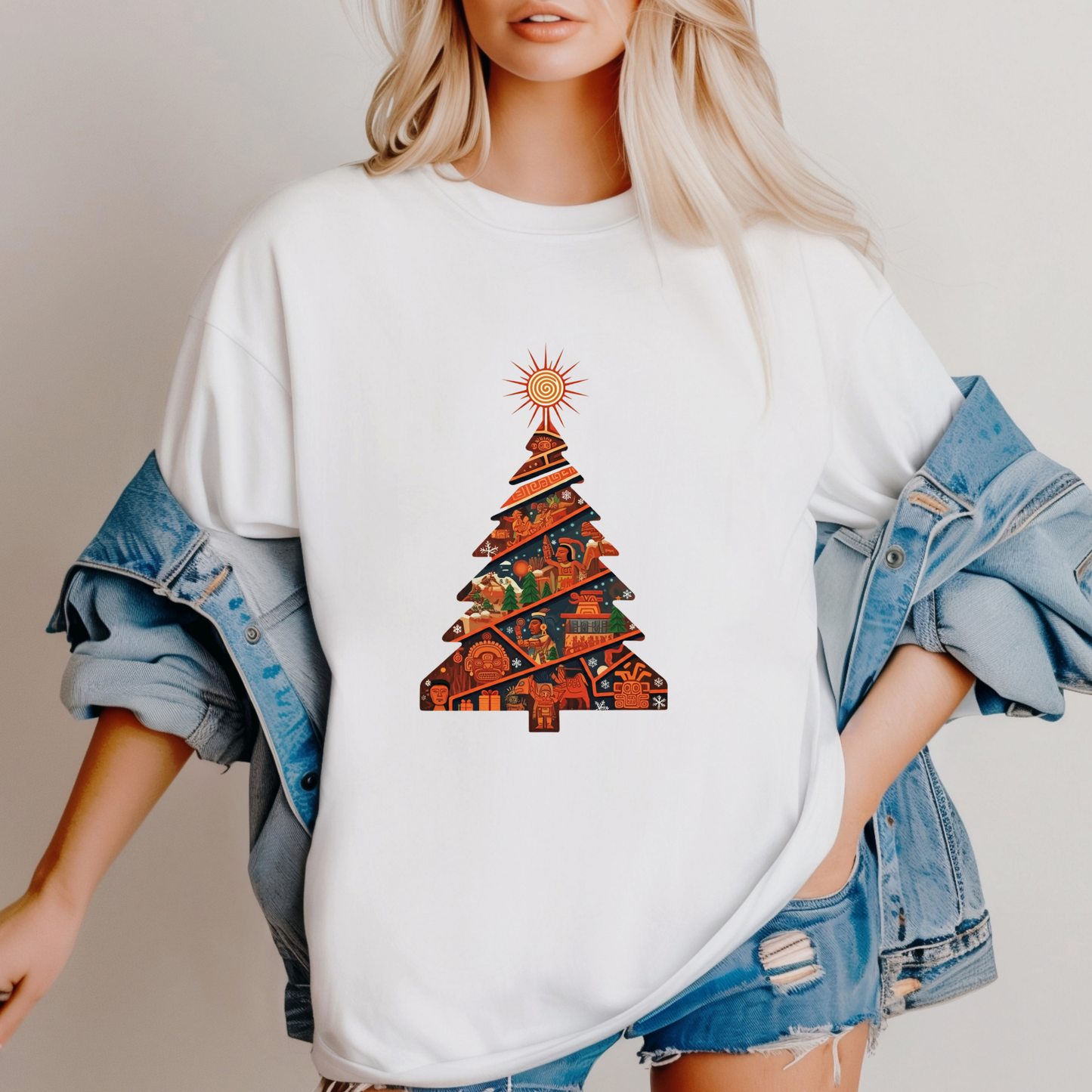 Cultural Fusion Christmas T-Shirt | Festive Fusion Collection IFX9