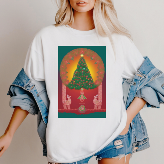 Cultural Fusion Christmas T-Shirt | Festive Fusion Collection P2