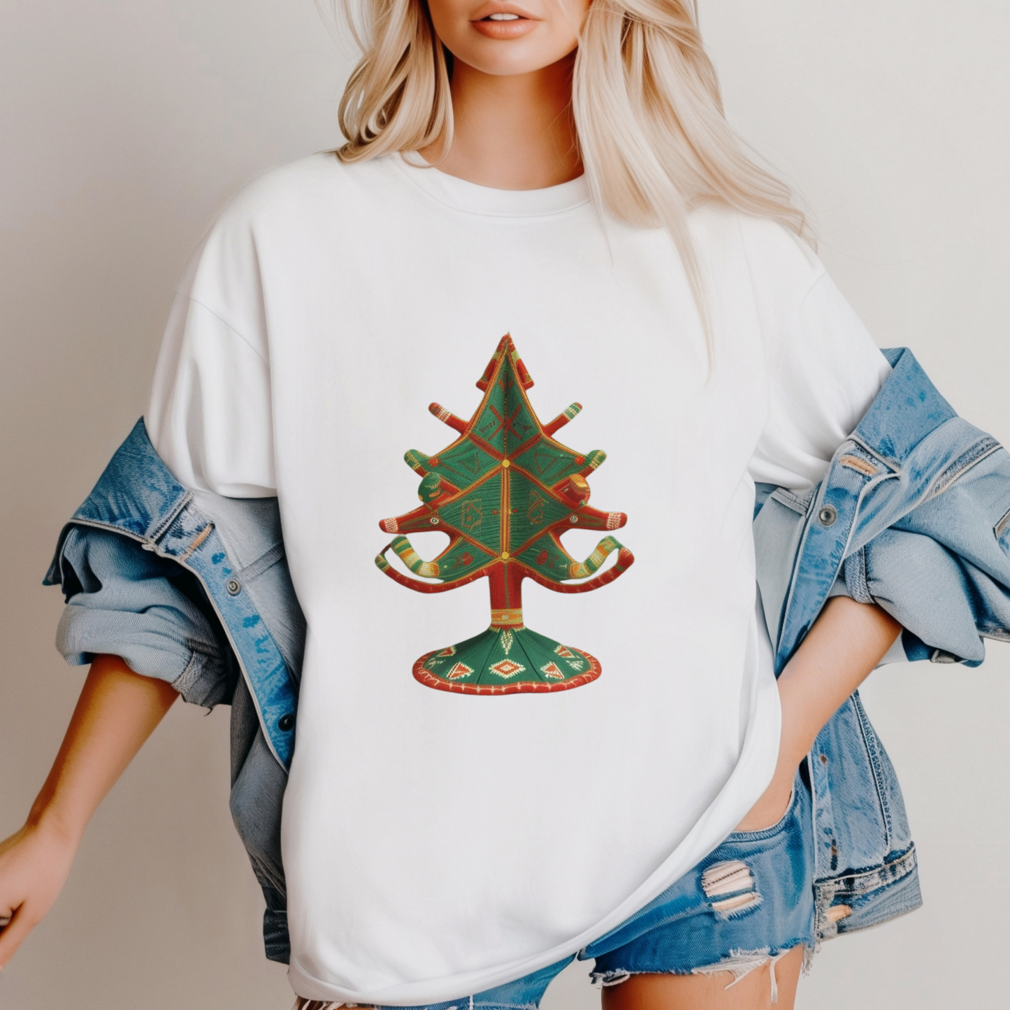 Cultural Fusion Christmas T-Shirt | Festive Fusion Collection P7