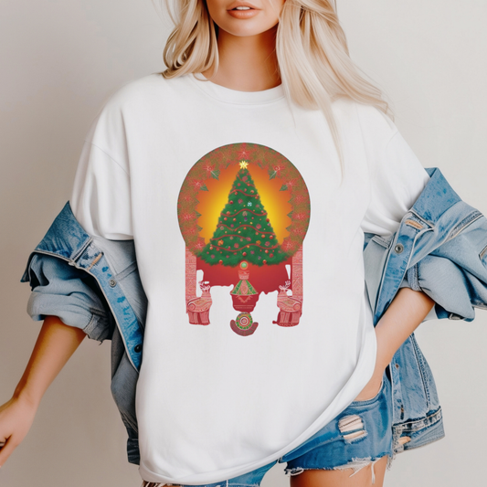 Cultural Fusion Christmas T-Shirt | Festive Fusion Collection P9