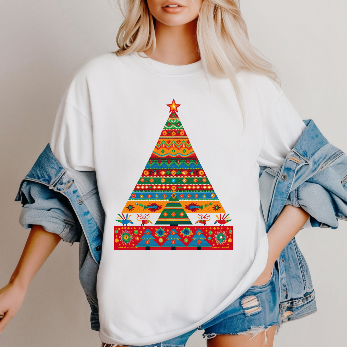 Cultural Fusion Christmas T-Shirt | Festive Fusion Collection PL1