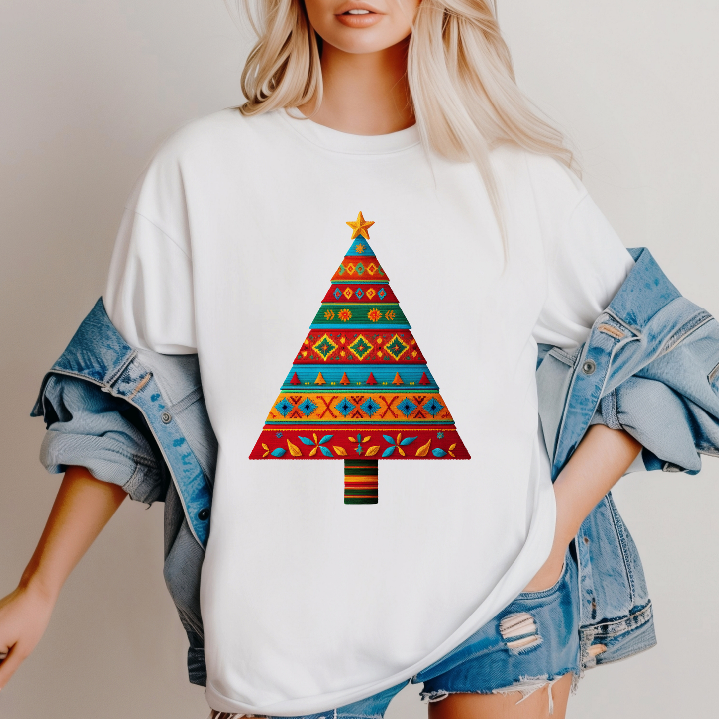 Cultural Fusion Christmas T-Shirt | Festive Fusion Collection PL2