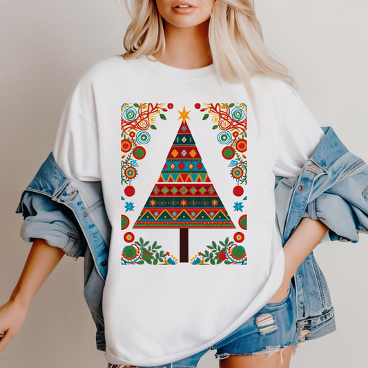 Cultural Fusion Christmas T-Shirt | Festive Fusion Collection PL3