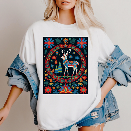 Cultural Fusion Christmas T-Shirt | Festive Fusion Collection PL9