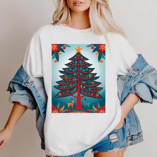 Cultural Fusion Christmas T-Shirt | Festive Fusion Collection PL10